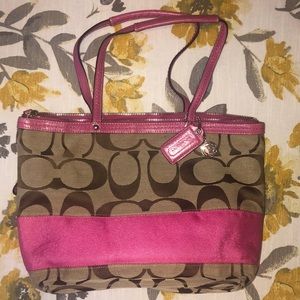 Pink Coach Purse